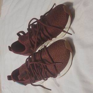 Maroon Puma software foam sneakers